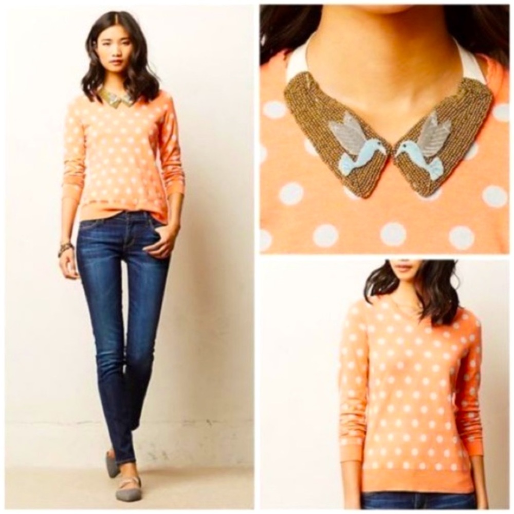 Anthropologie | Moth Bluebird Pullover Sweater